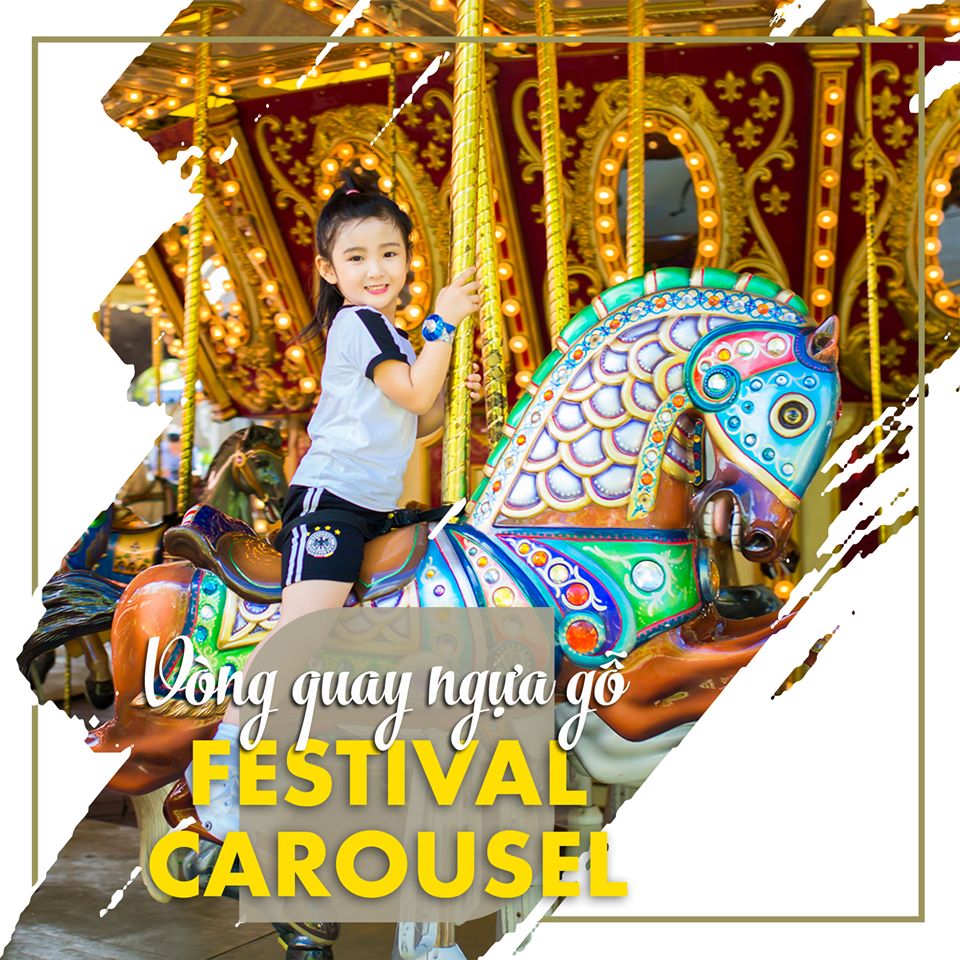 Festival Carousel – Vòng quay ngựa gỗ cầu kỳ